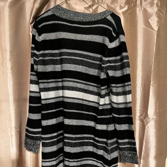 Stripped Cardigan Sweater - Picture 2 of 2